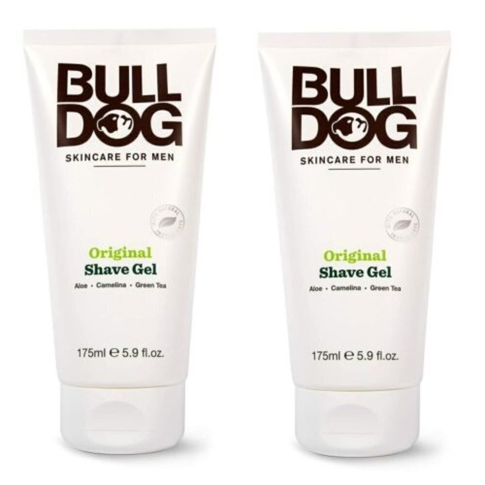 Bulldog Original Shave Gel. YOU WILL RECEIVE 2 TUBES. BRAND NEW